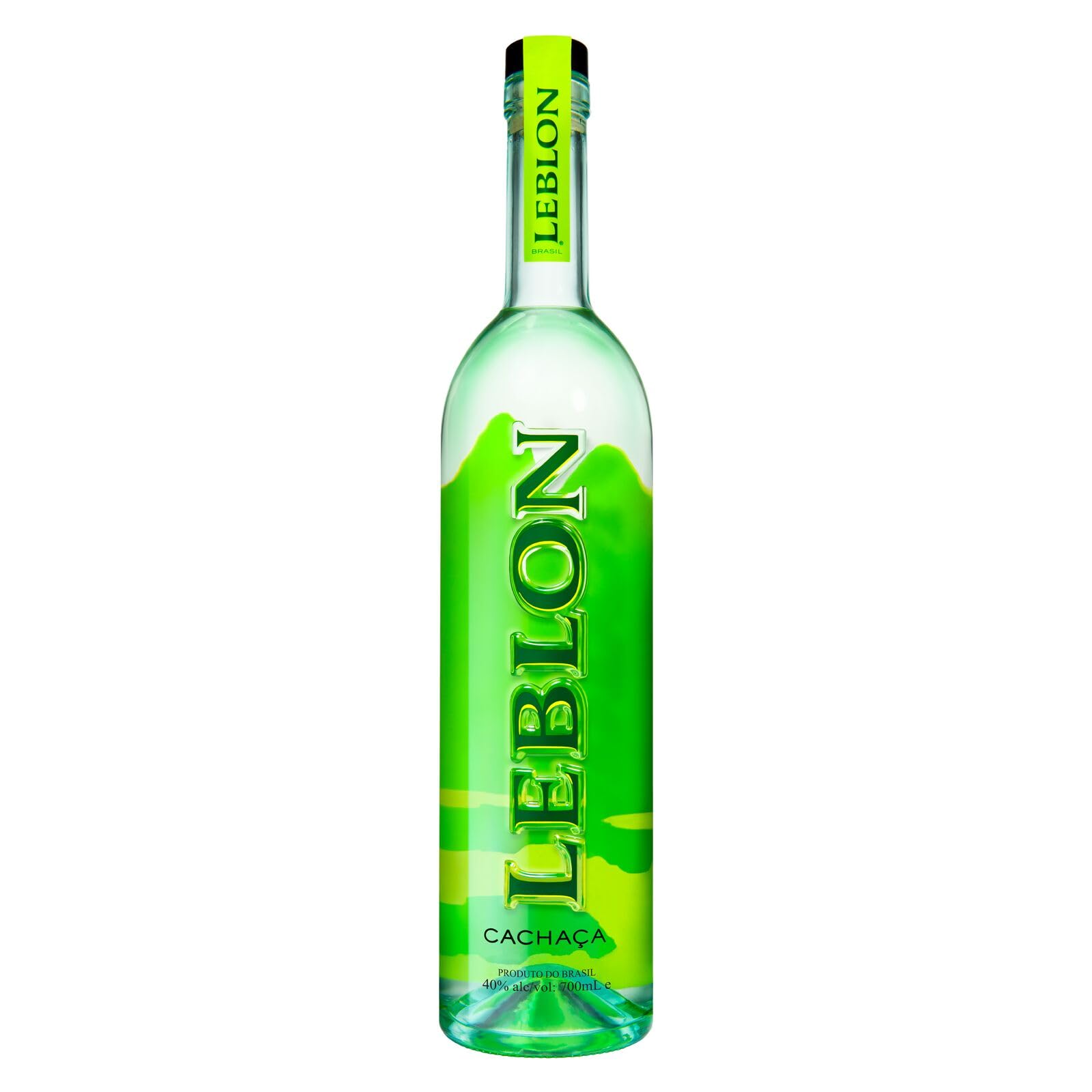 Leblon Cachaça, 40% Vol., 70 cl / 700 ml, pregiato liquore brasiliano da canna da zucchero, distillato artigianalmente e invecchiato in botti di rovere da cognac francese, ideale per una Caipirinha