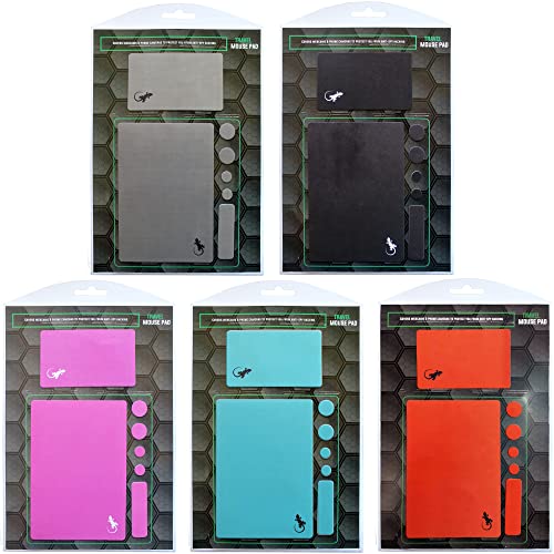 Tapis de souris adhésif lot de 5 arc-en-ciel avec cache webcam et nettoyeur d'écran portable