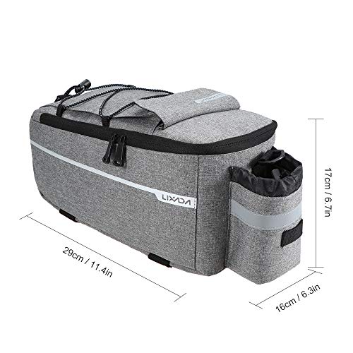 Festnight Lixada Trunk Cooler Bag Isolado Ciclismo Bicicleta Rack de Armazenamento Traseiro Bagagem