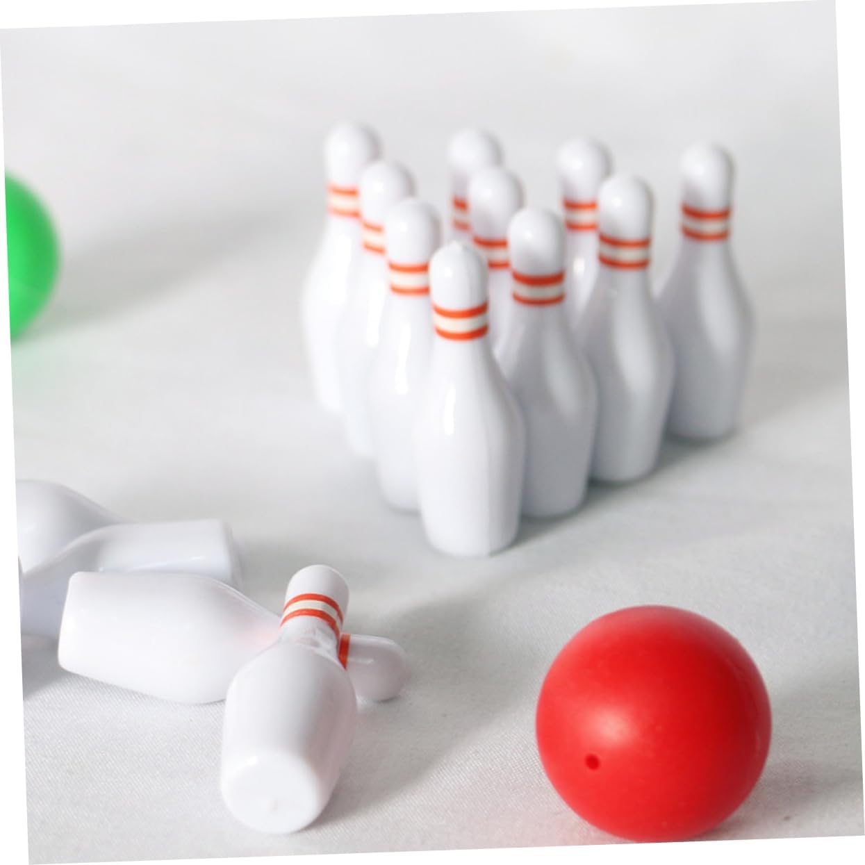 4sets Mini Bowling Dollhouse Decor Realistic Bowling Toy Accessories Fun Indoor Entertainment for Boys and Girls and Adults for Miniature House and Party Decorations image 8 of 9 B0F7GHVQV6