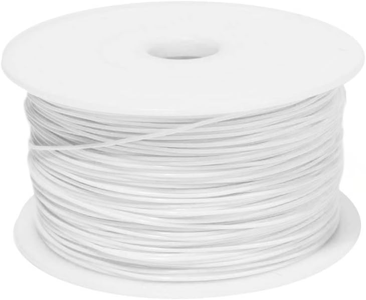 FOXSMART 329670 PLA 3D Printer Filament 1kg Spool - 1.75mm - White
