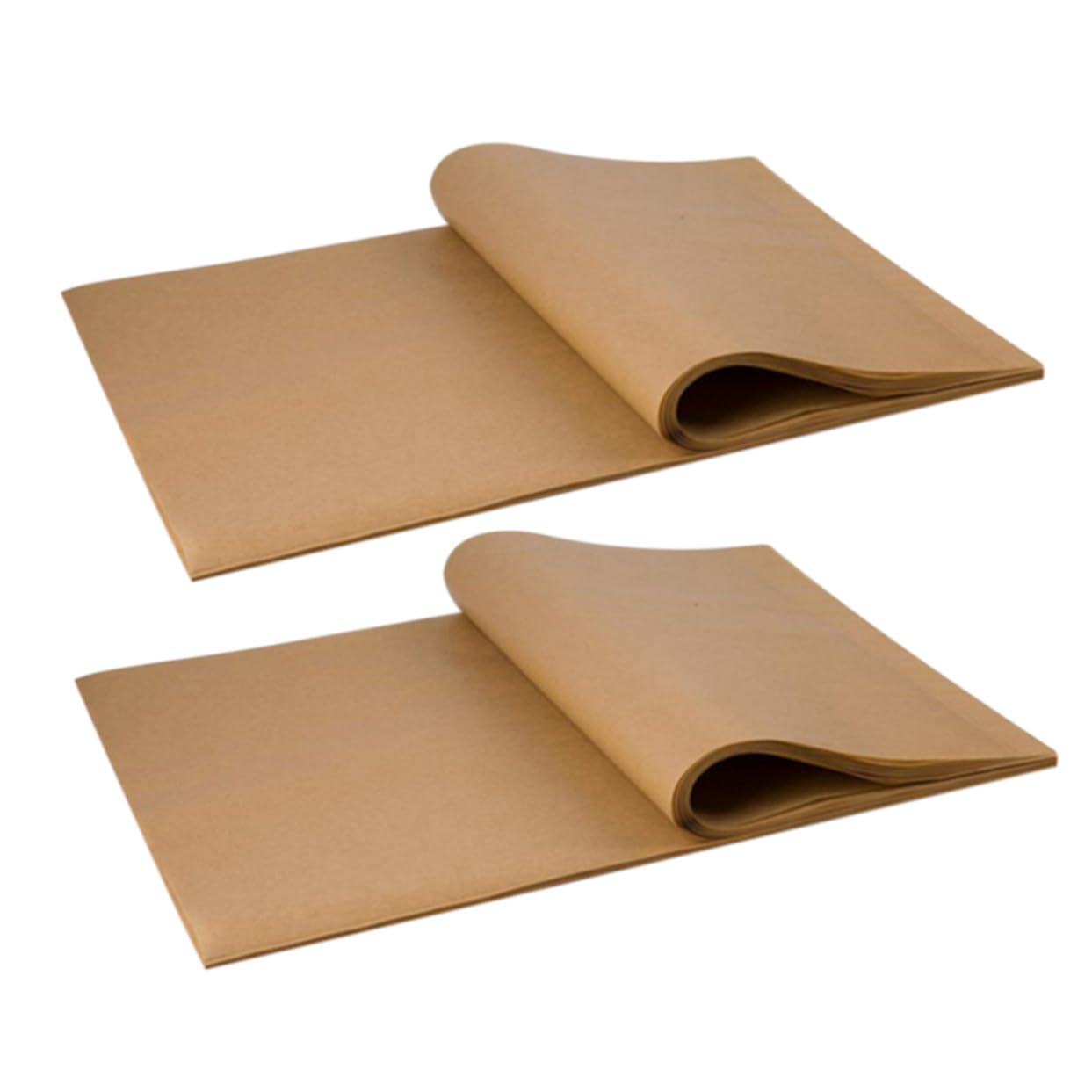 Papier cuisson pour friture et barbecue en feuilles prédécoupées résistantes à l'huile