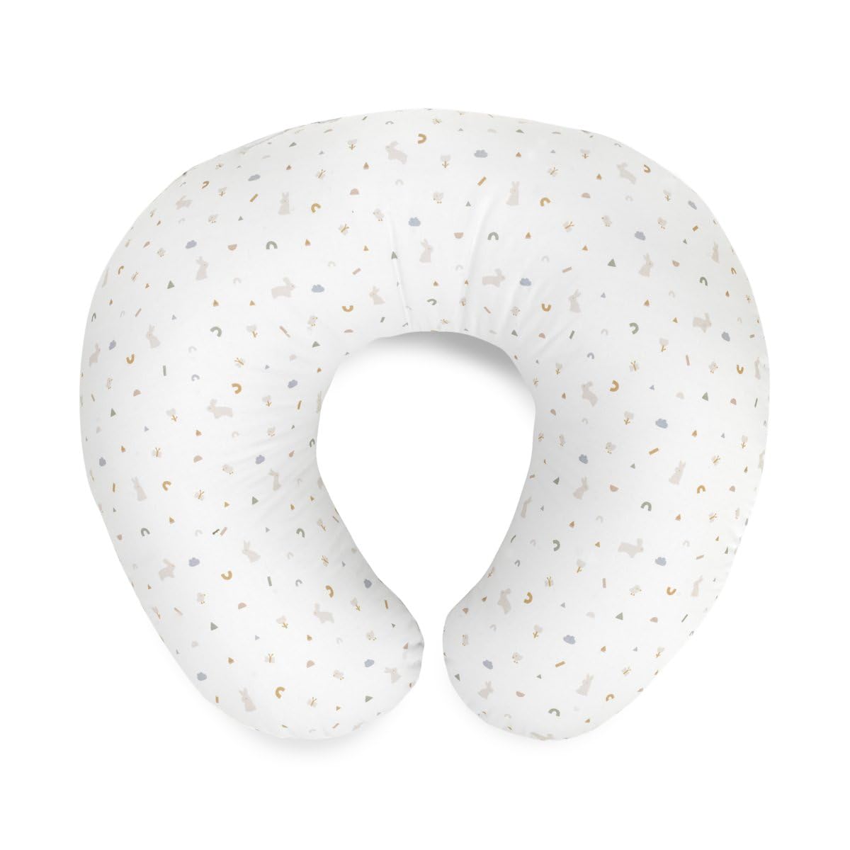 Cambrass - cojín para los primeros meses del bebé - almohada de lactancia que proporciona comodidad y soporte al bebé - 53x45x10 cm Rabbit Beige