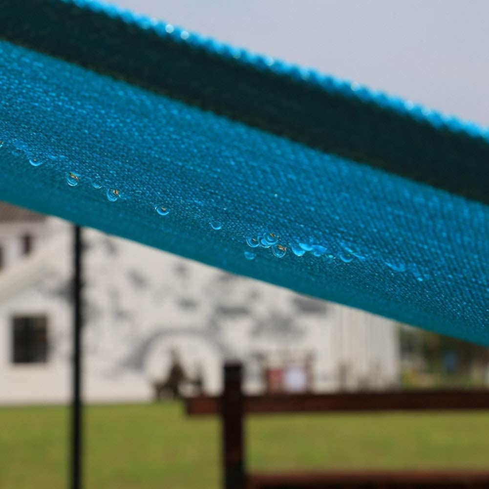 Filet d'isolation en tissu bleu pour cour intérieure, filet d'ombrage anti-âge pour serre agricole, voile d'ombrage pratique pour l'industrie de l'élevage, 5,5 x 5,5 m