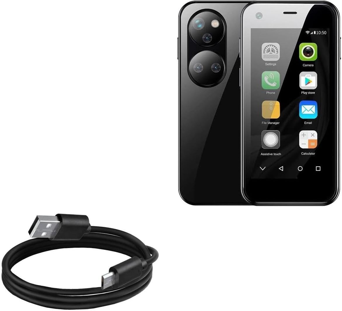 BoxWave Cable Compatible with Sudroid Mini Smartphone - DirectSync Cable, Durable Charge and Sync