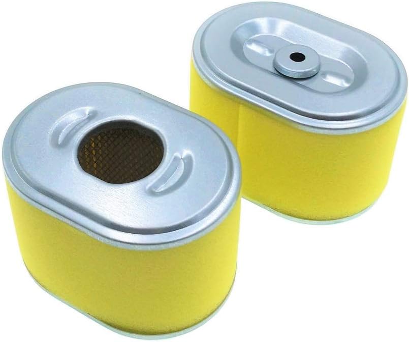 MOWFILL 2 Pack 17210-ZE1-505 Air Filter Replace for Honda 17210-ZE1-820, 17210-ZE1-822, 17210-Z4M-821 Air Cleaner Cartridge with Pre Filter Fits Honda GX160 GX200 GX140 Engine