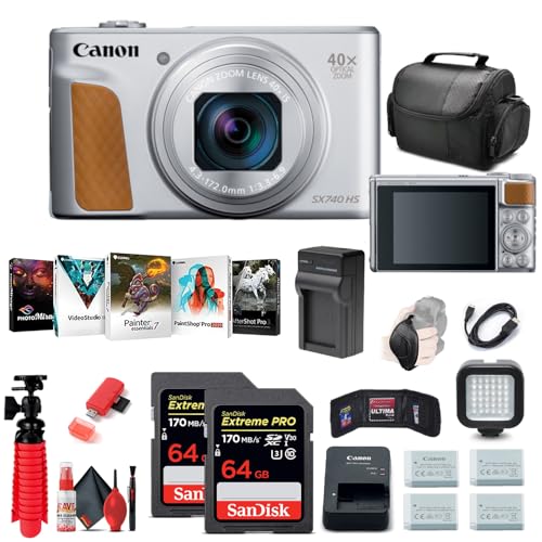 Canon PowerShot SX740 HS Cámara Digital con Accesorios miniatura 1
