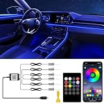 Interior Car Lights with APP/Remote Control RGB 6 in 1 Ambient Lighting Kit