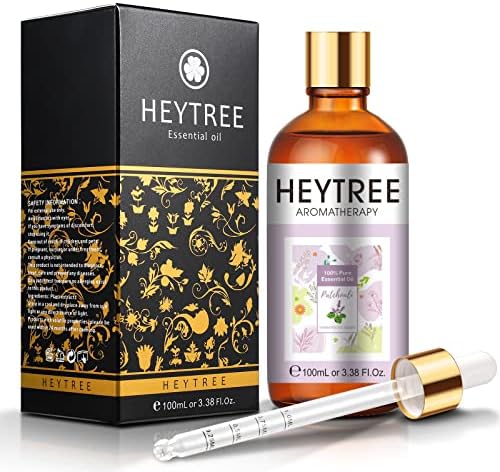 HEYTREE Vanilla Essential Oil 100ml-100% Pure Therapeutic Grade Vanilla Essential Oils for Diffuser, Humidifier, Aromatherapy, Sleep, Relax,Candle, Soap Making