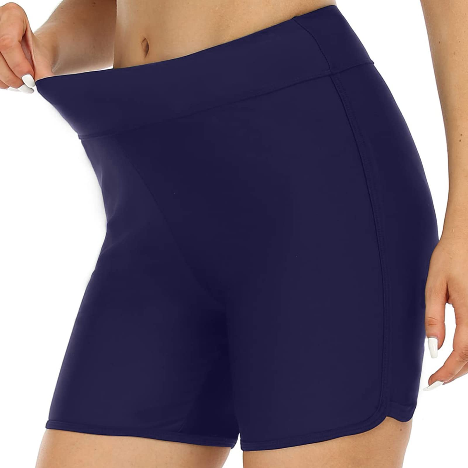 Pantalones cortos de baño para mujer con curvas brasileñas para piscina, pantalones cortos de surf de mujer de baño slip bañador curvy playa brasileña bañador mujer falda de natación mujer curvy