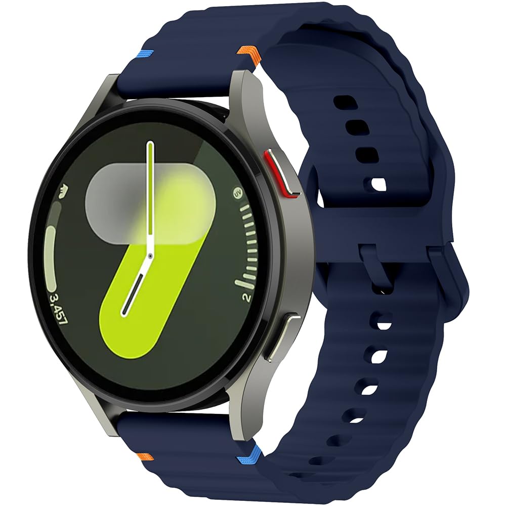 – Watch Strap for Coros Apex 42mm / Apex 2 / Pace 2, 20mm Silicone Sport Replacement Band for Ticwatch GTH / E3 / E