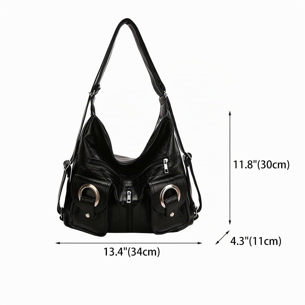 AINUOEY Donna Borse a Mano Borsa a Spalla Elegante Grandi Firmate Marca Tracolla Antifurto PU pelle 79303 1 pz