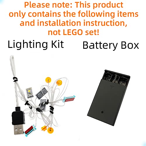 GEAMENT Set di Luci LED Compatibile con LEGO Razzo...