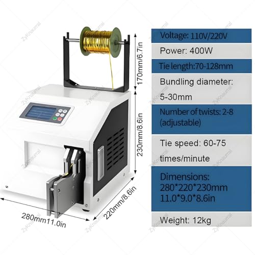 Automatische Beutelverschlussmaschine – Elektrischer halbmanueller Betrieb für sichere Bündelung
