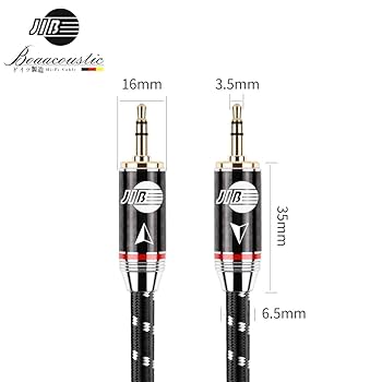 Amazon | JIB Hi-Fi オーディオケーブル 3.5mm オスオス aux