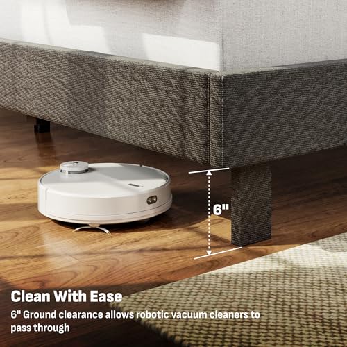Image of Softa Queen All-in-One Adjustable Bed Frame with Upholstered Bed Frame Headboard, Electric Bed with Remote Control and Whisper Quiet Motor, 10-Year Warranty