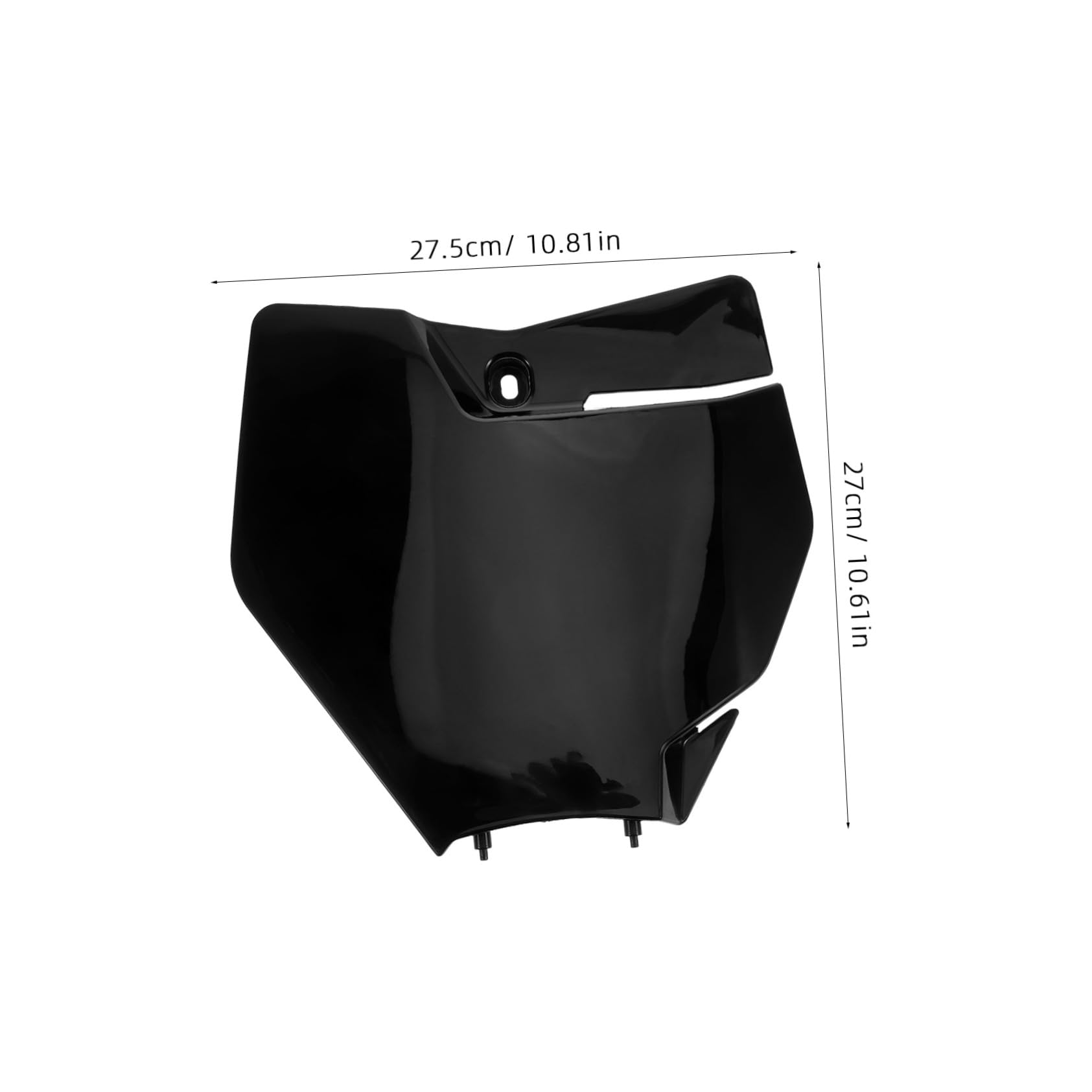 PRETYZOOM Targa Anteriore per Personalizzazione con e Design Moderno e Resistente Adatta Condizioni Meteorologiche Avverse Compatibile con Ktm e Altri
