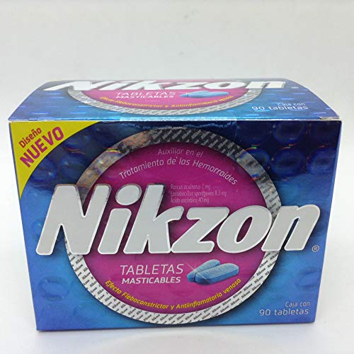 Nikzon 90 chewable tablets for Hemorrhoids treatment