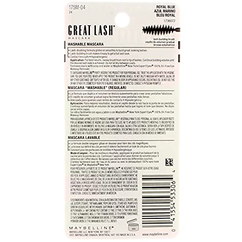 Image of Maybelline Great Lash Mascara, Royal Blue (6 Mascaras)
