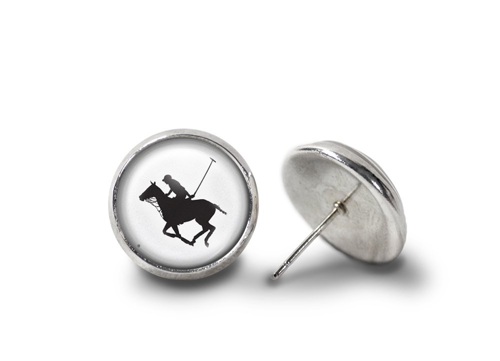 Polo Player Earrings