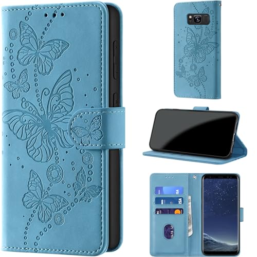 Handyhülle für Samsung Galaxy S8 Hülle Hellblau