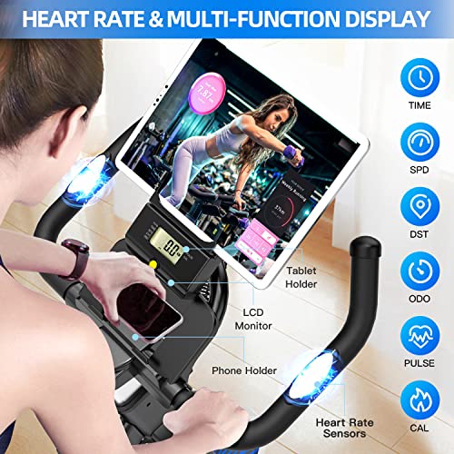LABGREY Heimtrainer Fahrrad, Fitness Fahrrad für Zuhause, Fitness Bikes Indoor Kardio Training, Indoor Bike mit… – Bild 3