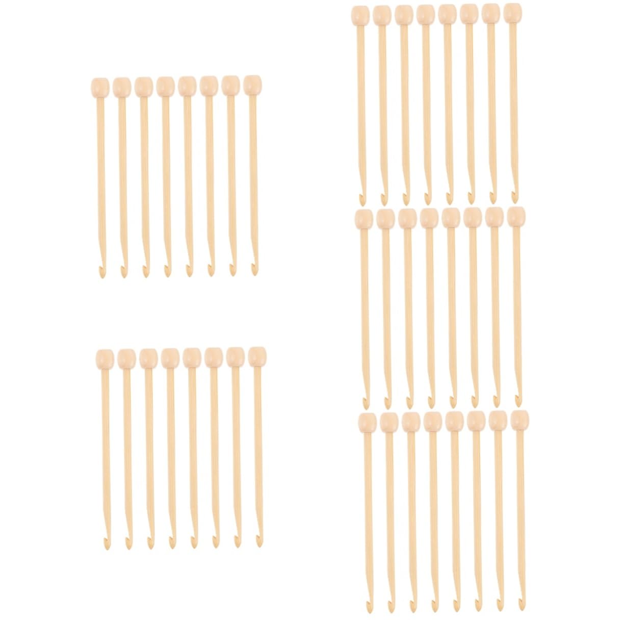 SHINEOFI 40piezas De Ganchillo Mini Para Tejer De Crochet Para Manualidades De Lana De Tejer Para Suéteres y Accesorios De Muñeca