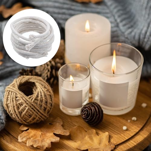 Pack de 2 mechas de algodón 1m 4mm para velas miniatura 5