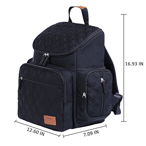 Mochila maternidade Land Attic 2020 original a pronta entrega e envio imediato (Preta)