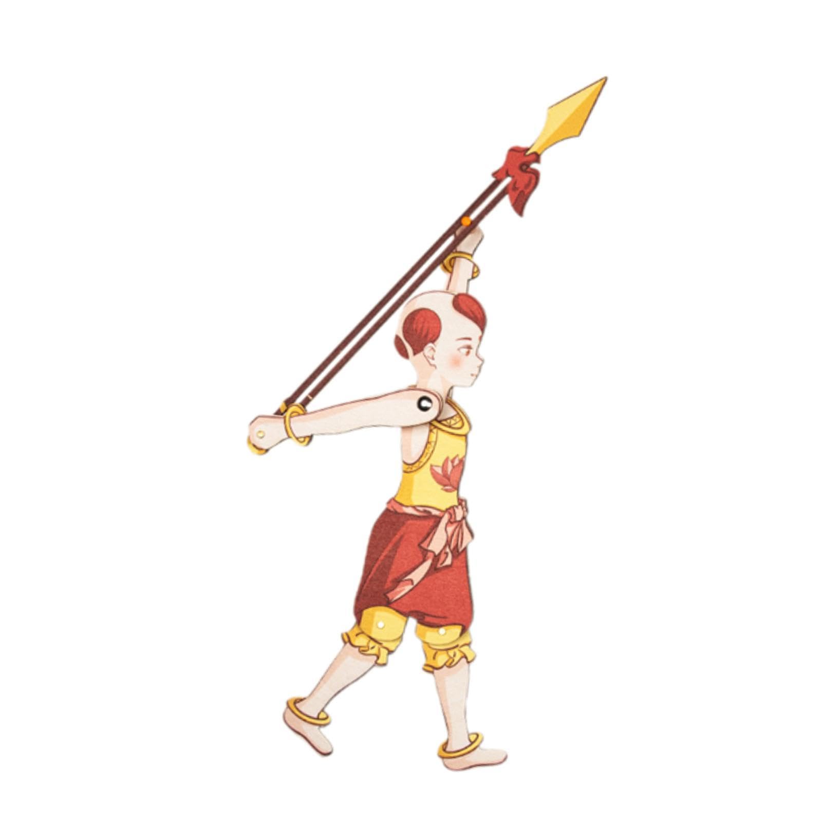 Chinese Shadow Puppet Toy Kits Crafts Stage Show for Game Prop Souvenir Show Red Boy|Toys & Hobbies | Games | Other Games|1 Chinese Shadow Play Puppet-image-3
