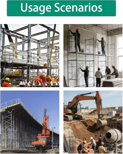 Poste de inspección de aluminio para marcado de construcción de sitio de 200cm 8