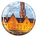 Belfort Brügge Belgien Kühlschrankmagnet 3D Kristallglas Tourist City Travel Souvenir Collection Geschenk Starke Kühlschrank Aufkleber