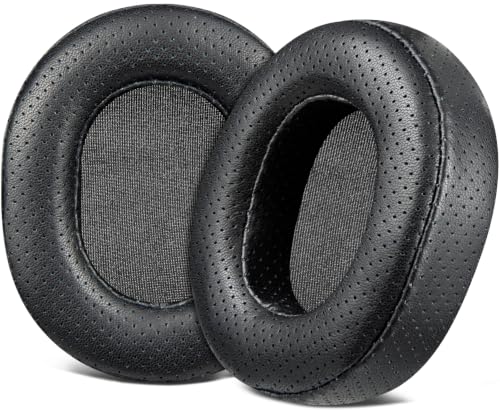 Image of SOULWIT Lambskin Replacement Earpads for SteelSeries Arctis 1 /3 /5 /Arctis 7 /7+ /7P /7P+ /7X /7X+ /9 /9X /Pro /Prime(Do Not Fit Any Arctis Nova) Headset, Ear Pads Cushions with High-Density Foam - Black