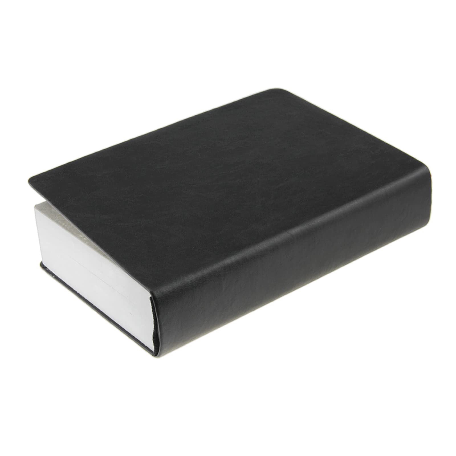 Diarios de estudio DaiBible Cuaderno bocetos Libro recuerdos Registros vida Lo mejor for dos años escritura Grueso 640 páginas en blanco A5 Piel sintética suave(Grey Edge)