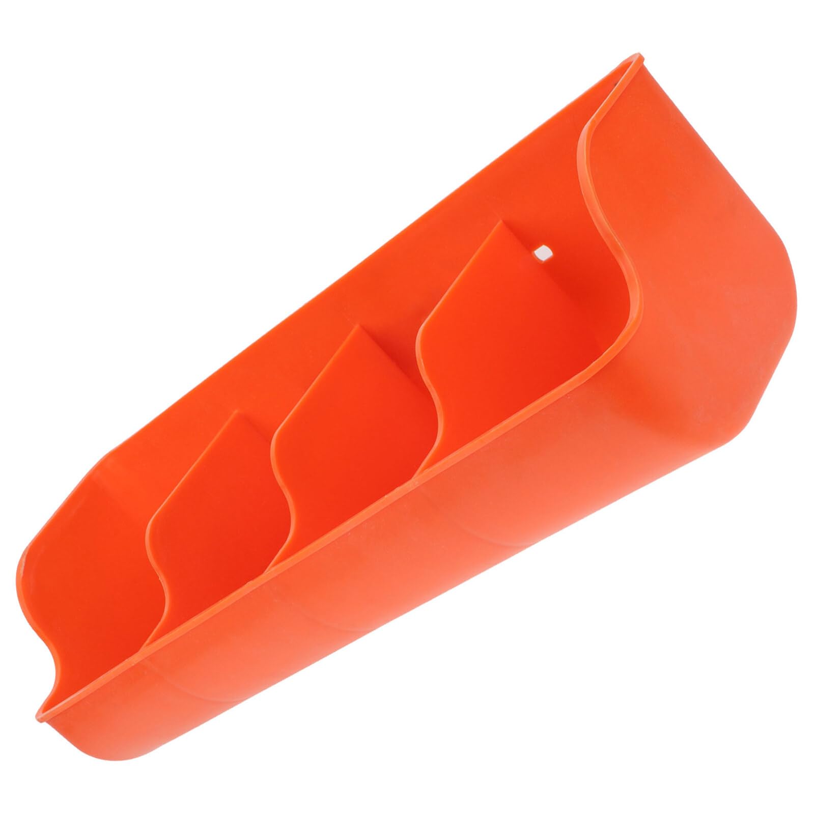 Mangiatoia per Suini Stili multipli Arancione 4 Scomparti in Plastica Facile da Pulire e Previene Fuoriuscite di Cibo per Allevamenti Suini e Piccoli Suinetti