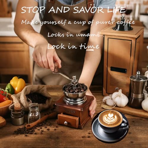 Retro Wooden Coffee Bean Grinder