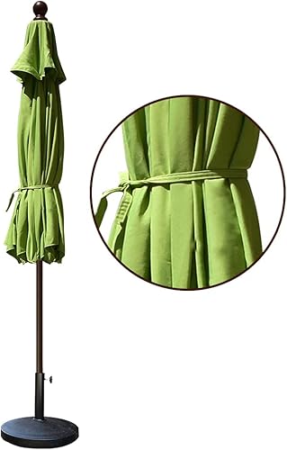 Miniatura 6 de EliteShade Sombrilla de patio de 9 pies para mesa y exteriores, uso comercial, no se va a decolorar durante 10 años, con ventilación, color verde