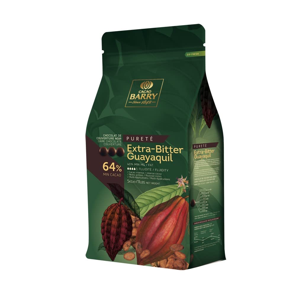 Amazon.com : Cacao Barry Callebaut Extra Bitter Dark Chocolate