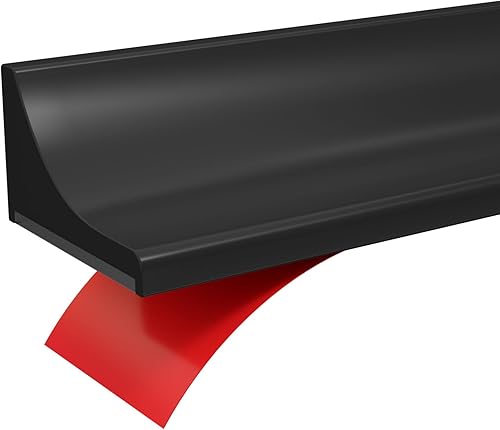 Miniatura 8 de Barrera de agua plegable de 39 pulgadas, barrera de agua de silicona autoadhesiva, impermeable, para el espacio entre la ducha, la cocina, el