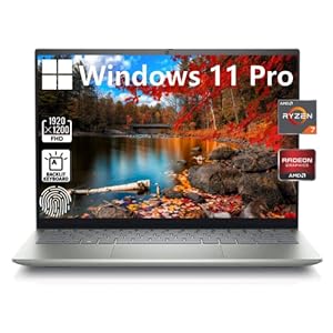 Dell Inspiron [Windows 11 Pro] 5425 Business Laptop,14”FHD Display,AMD Ryzen7 5825U,32GB RAM,1TB SSD,Backlit Keyboard,Fingerprint Reader,USB-C,HDMI,WiFi 6,Long Battery Life,Pebble Green Renewed