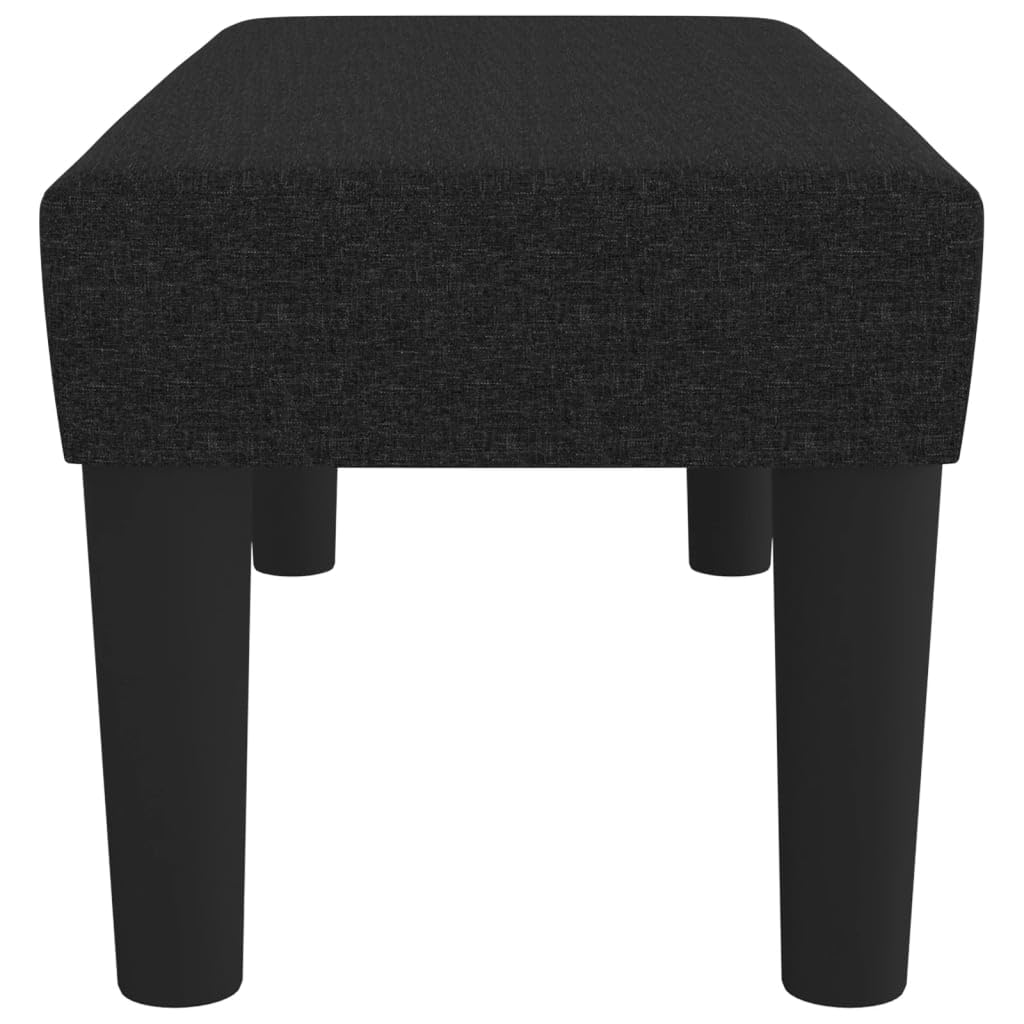 vidaXL Panca Nera 70x30x30 cm in Tessuto