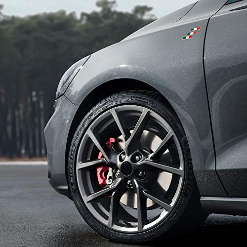 4R Quattroerre.it 483 3D Aufkleber Flagge Italien Tris