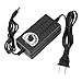 AC to DC Adjustable Power Source Adapter,Electric Motor Speed Controller AC 100-240V to DC 1-24V 2A for Fan Drill US Plug