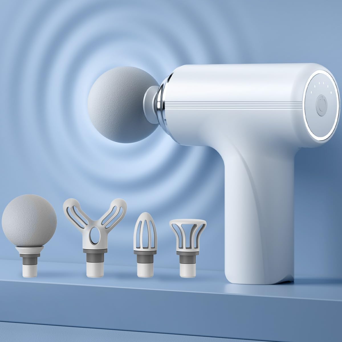 Mini massage gun deep tissue - 6 speed portable muscle massage with 4 heads. 1800mAh battery, cool motor and type-C charging | Handheld collision Massage Gun for relief from neck, back, legs and pain Mini massage gun deep tissue - 6 speed portable muscle massage with 4 heads. 1800mAh battery, cool motor and type-C charging | Handheld collision Massage Gun for relief from neck, back, legs and pain