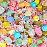 Premium Assorted Saltwater Taffy Chewy Candy 12 Fun Flavors Bulk 1 LB Bag Banana...