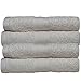 Produktbild Naturemark 4er Frottee Set Handtücher 100% Baumwolle einfarbig oder als Farbset auswählbar in 500q/qm Qualität 50x100cm (Creme)