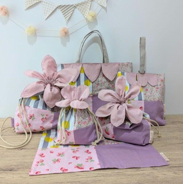 新色 桜ピンク 入園入学6点セット レッスンバッグセット 女の子