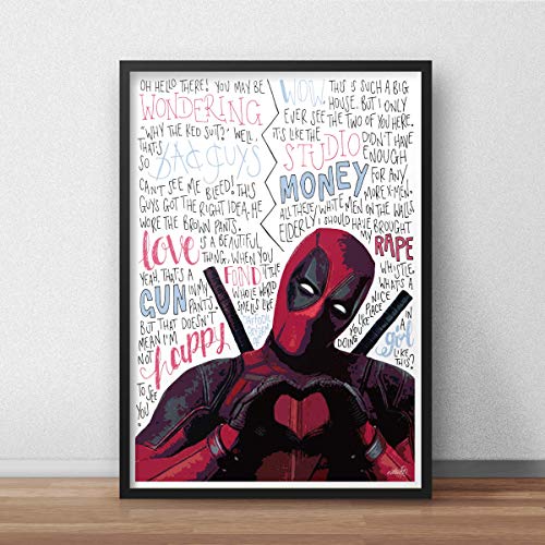 Pósteres/impresiones inspirada en Marvel/Deadpool