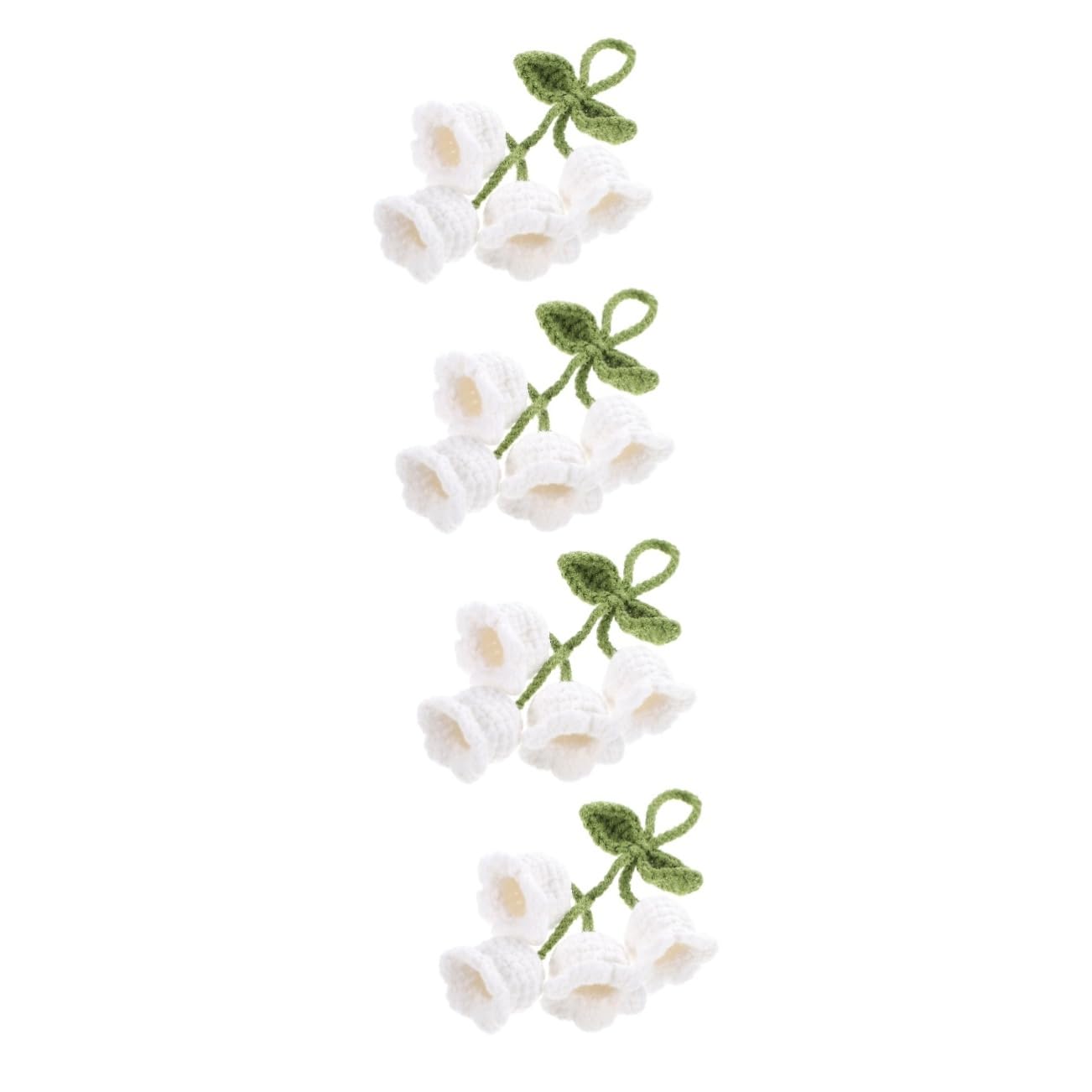Flotteurs muguet blanc en crochet pour suspendre au sac ou retroviseur