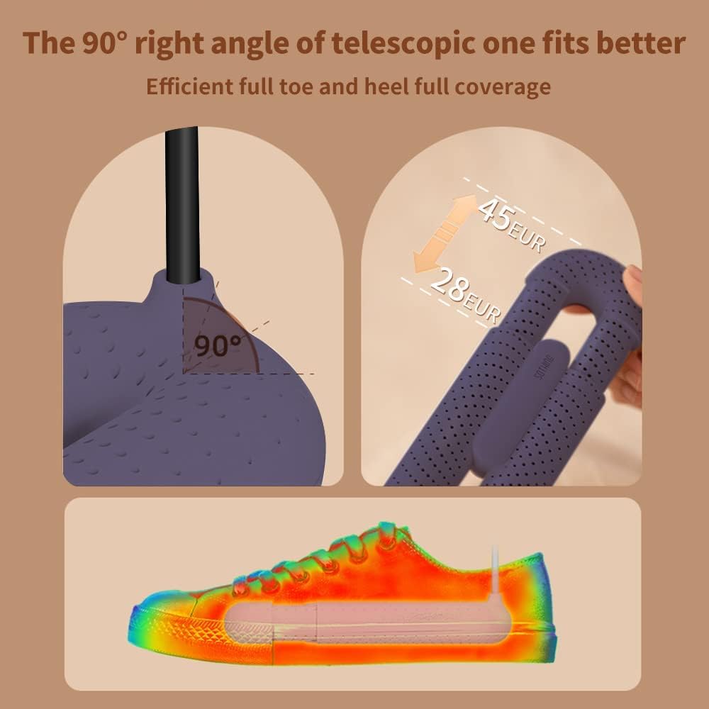 Shoe Dryer,Boot Dryer,Foot Dryer Deodorizer Adjustable Portable Footwear Dryers Machine With 3 Timer Modes Eliminate Bad Odor : Clothing, Shoes & Jewelry